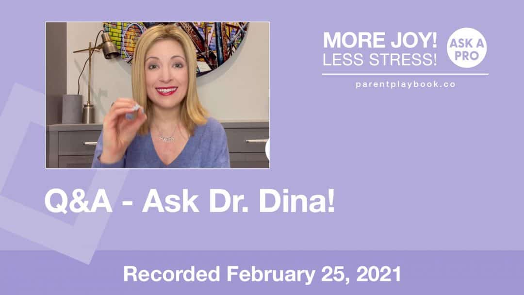 Q&A – Dr. Dina Kulik, February 25 2021
