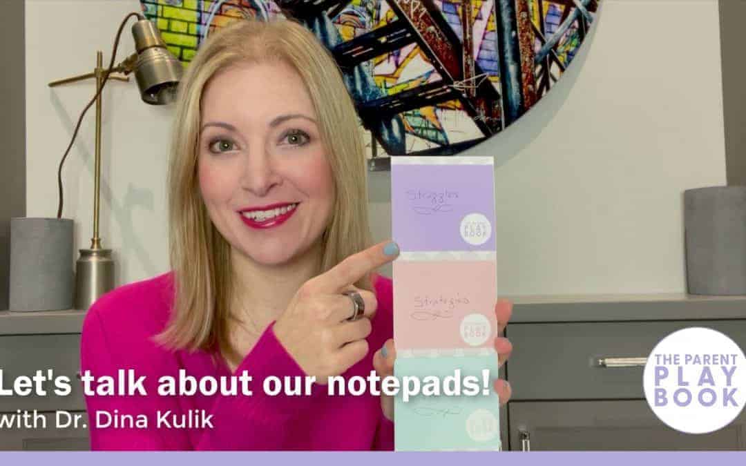 Our Notepads – my example, by Dr Dina