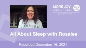 All About Sleep with Rosalee